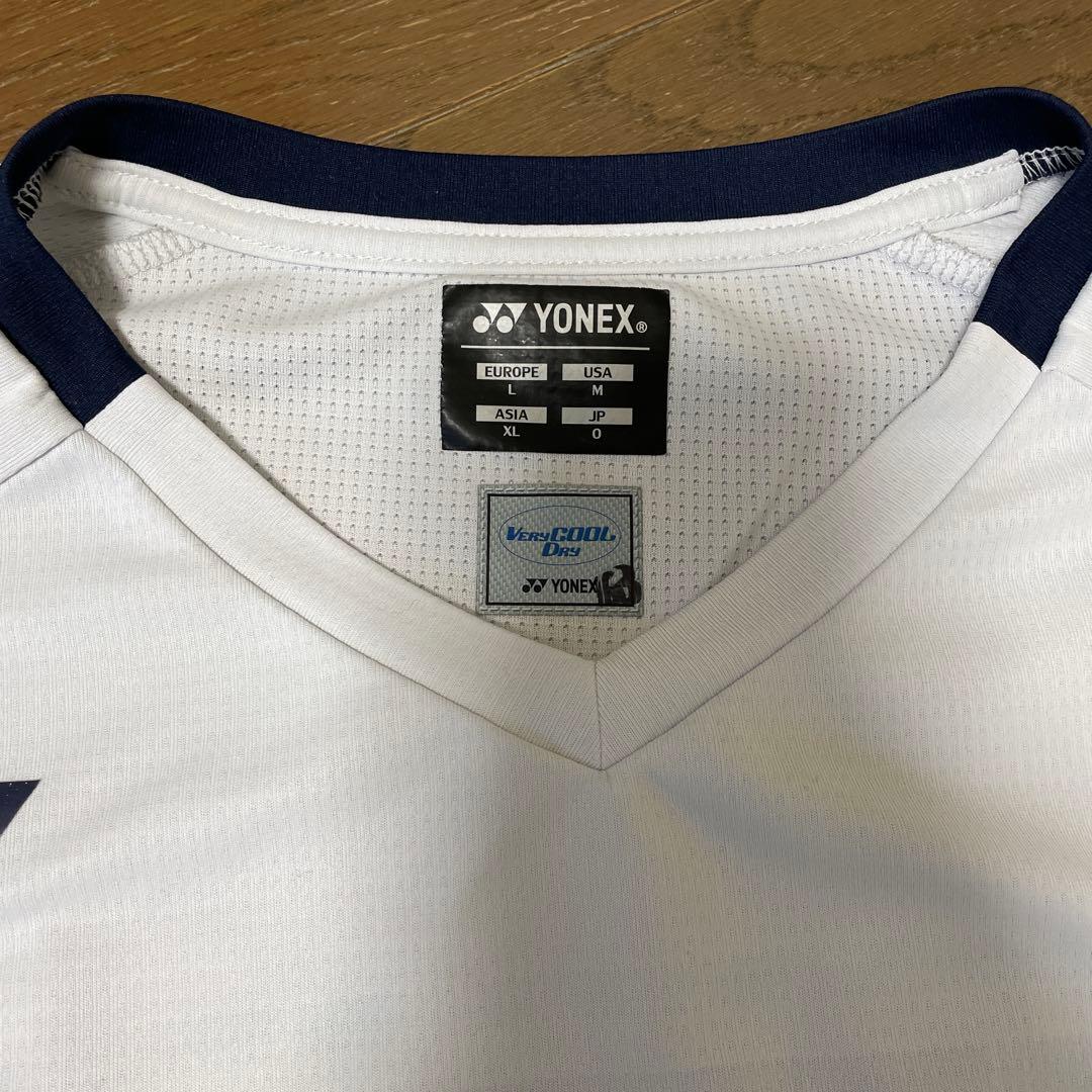YONEX バドミントンユニフォーム　Oサイズ ホワイト