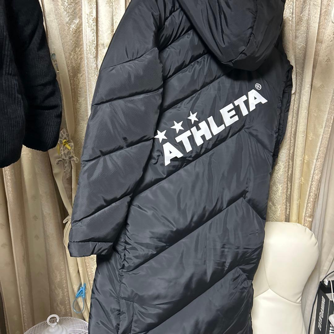 ATHLETA ブラック ベンチコート Mサイズ