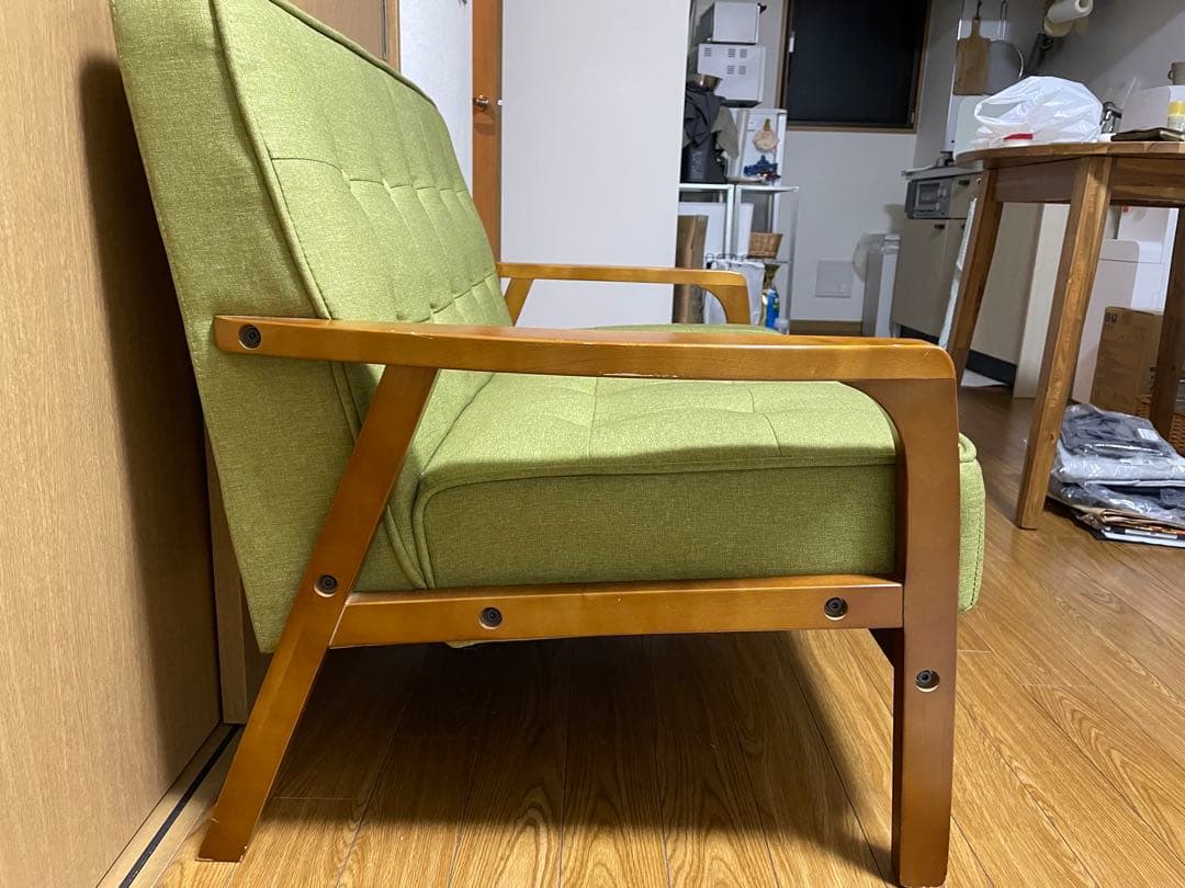 緑色のモダンソファ《直接配送》