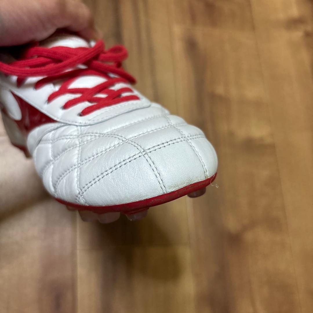 Mizuno Morelia サッカーシューズ ホワイト/レッド