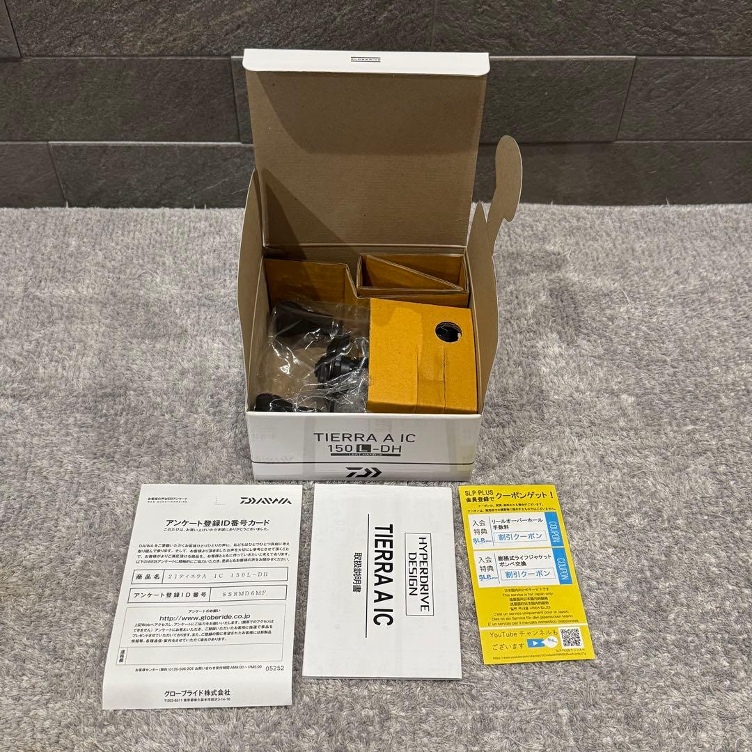 まぁ　ダイワ ベイトリール 21 ティエラ A IC 150L/DH