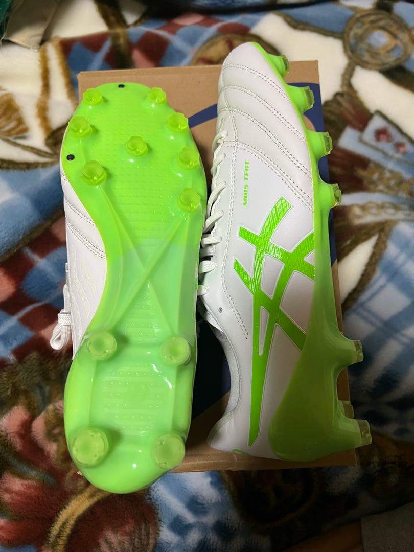 ASICS DS LIGHT X-FLY 4 ホワイト グリーン 2足セット