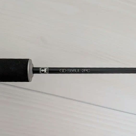 ジャッカル グッドロッド GD-S56UL-2P ブラック アジング トラウト