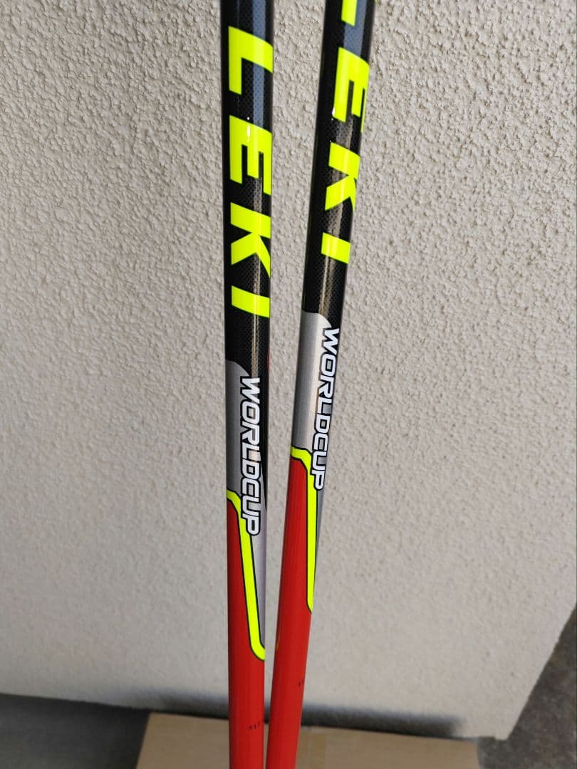 未使用保管品 LEKI WORLD CUP ポールストラップ付属 117cm