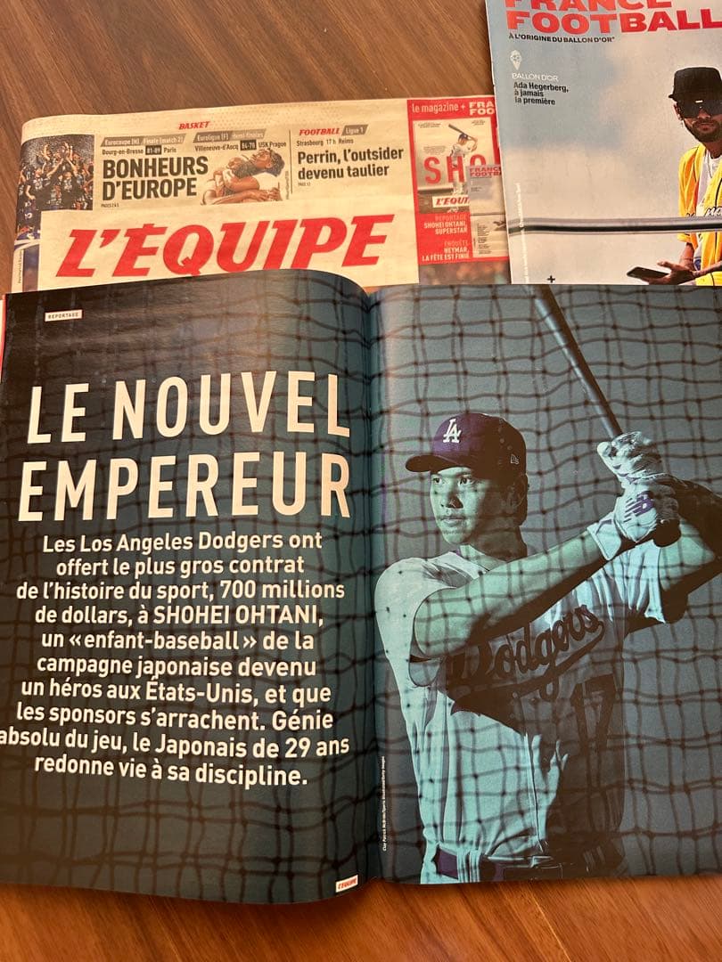 L'Équipe Shohei Ohtani 特集号　レキップ　大谷翔平