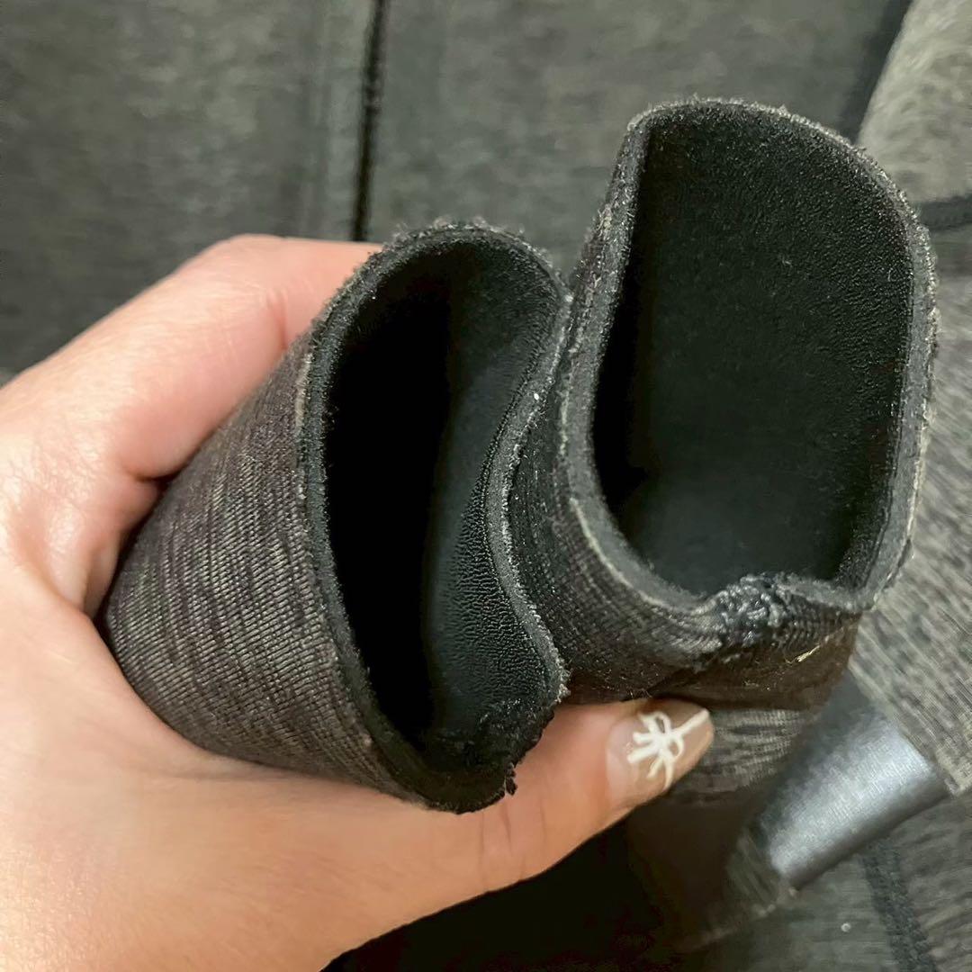 レディース 長袖タッパー フロントジップ ウェットスーツ タッパー ダークグレー