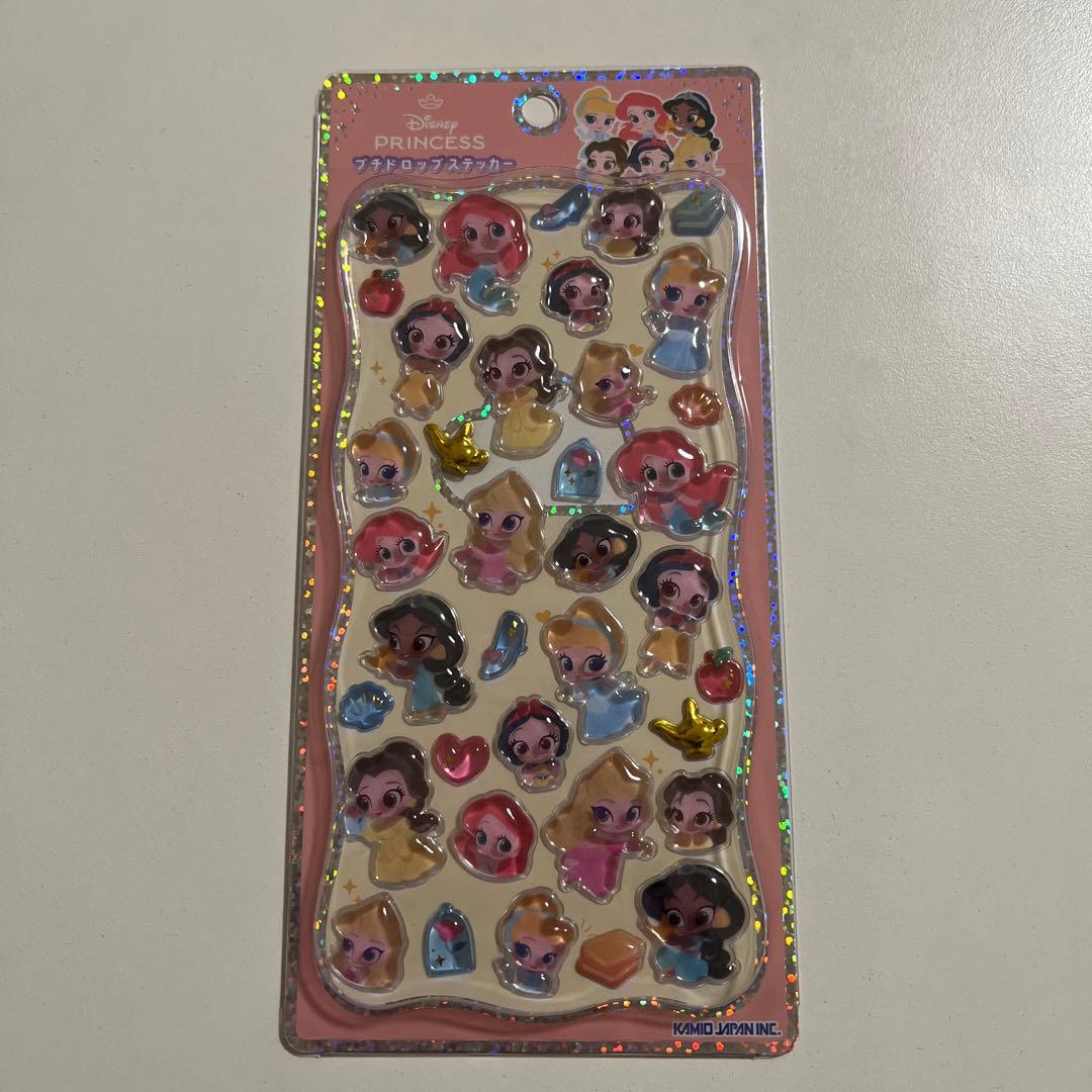 【正規品】プチドロップステッカー　ディズニー　マリーちゃんたまごっち等6枚セット