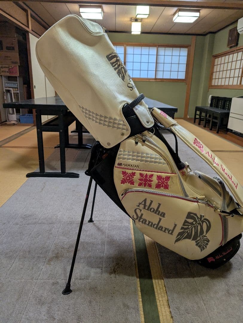 三連休限定特別割引！！ Aloha Standard ゴルフバッグ ホワイト