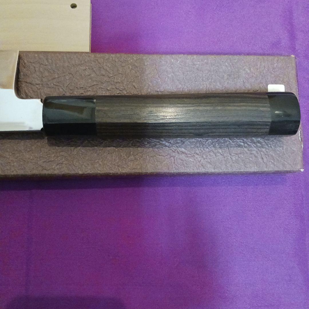 康之　鎌型薄刃包丁　本焼　粉鉄