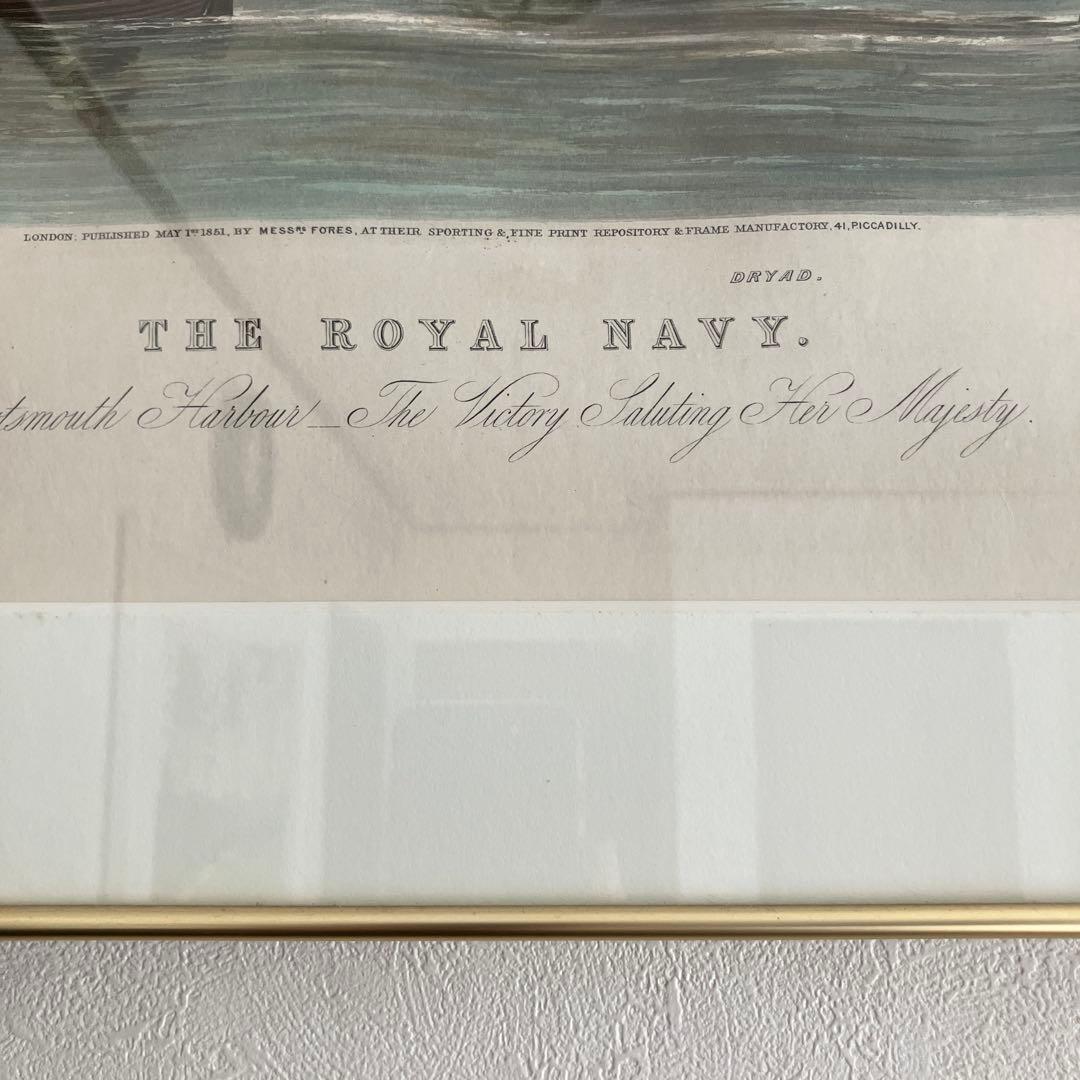 THE  NAVY リトグラフ1840年