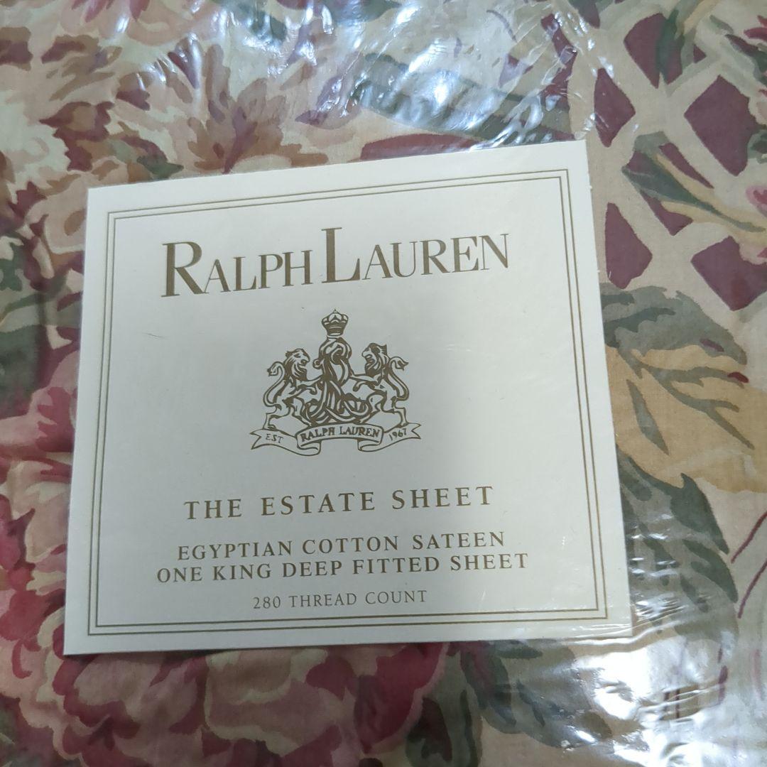 ラルフローレン Ralph Lauren キングサイズボックスシーツ