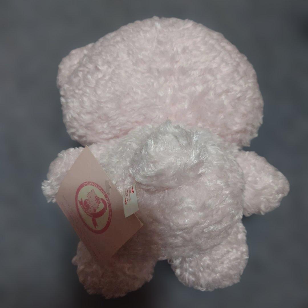 ハローキティぬいぐるみМピンクリボン