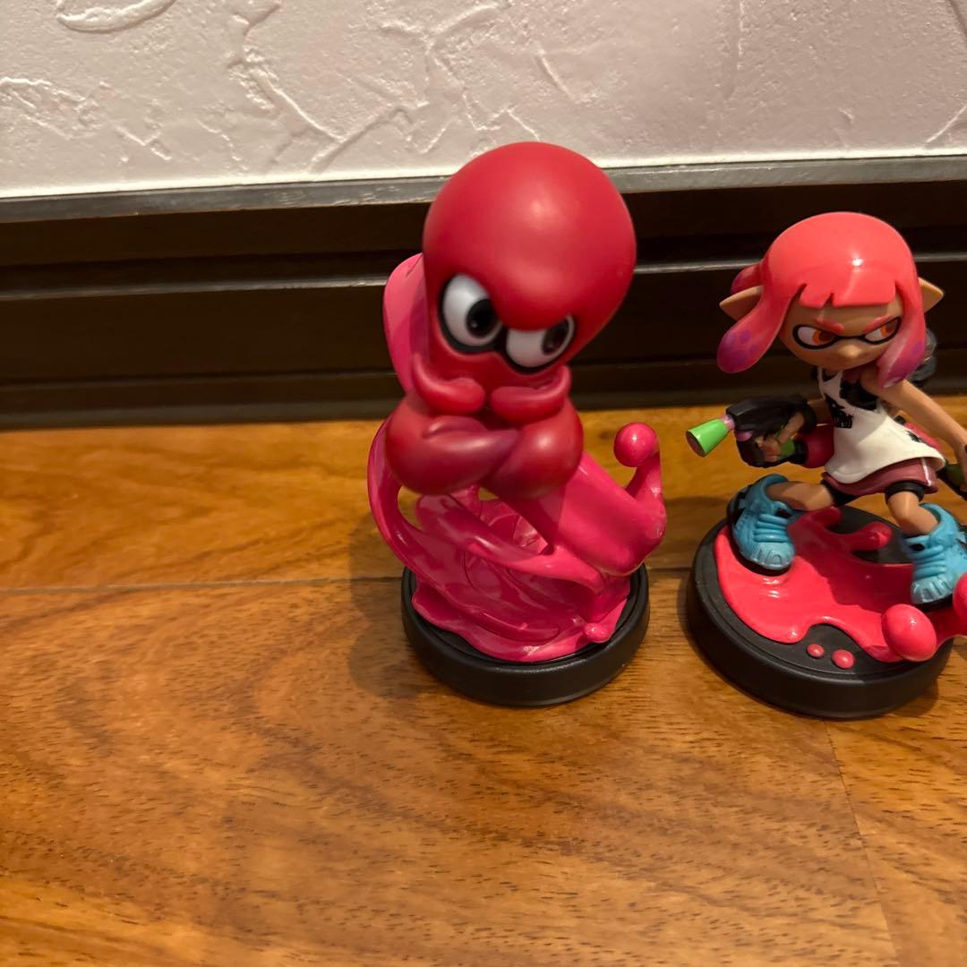 スプラトゥーン　amiibo ガール　タコ　ネオンピンクガール