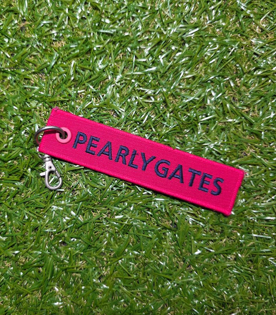 PEARLY GATES カートバッグ & ネームホルダー2点　ピンク 3品