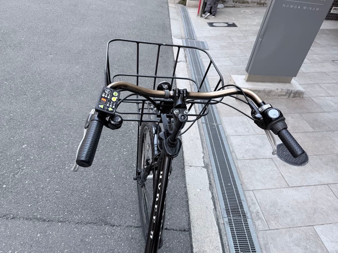 大阪府　ブリヂストン　HYDEE II 電動アシスト自転車 ブラック
