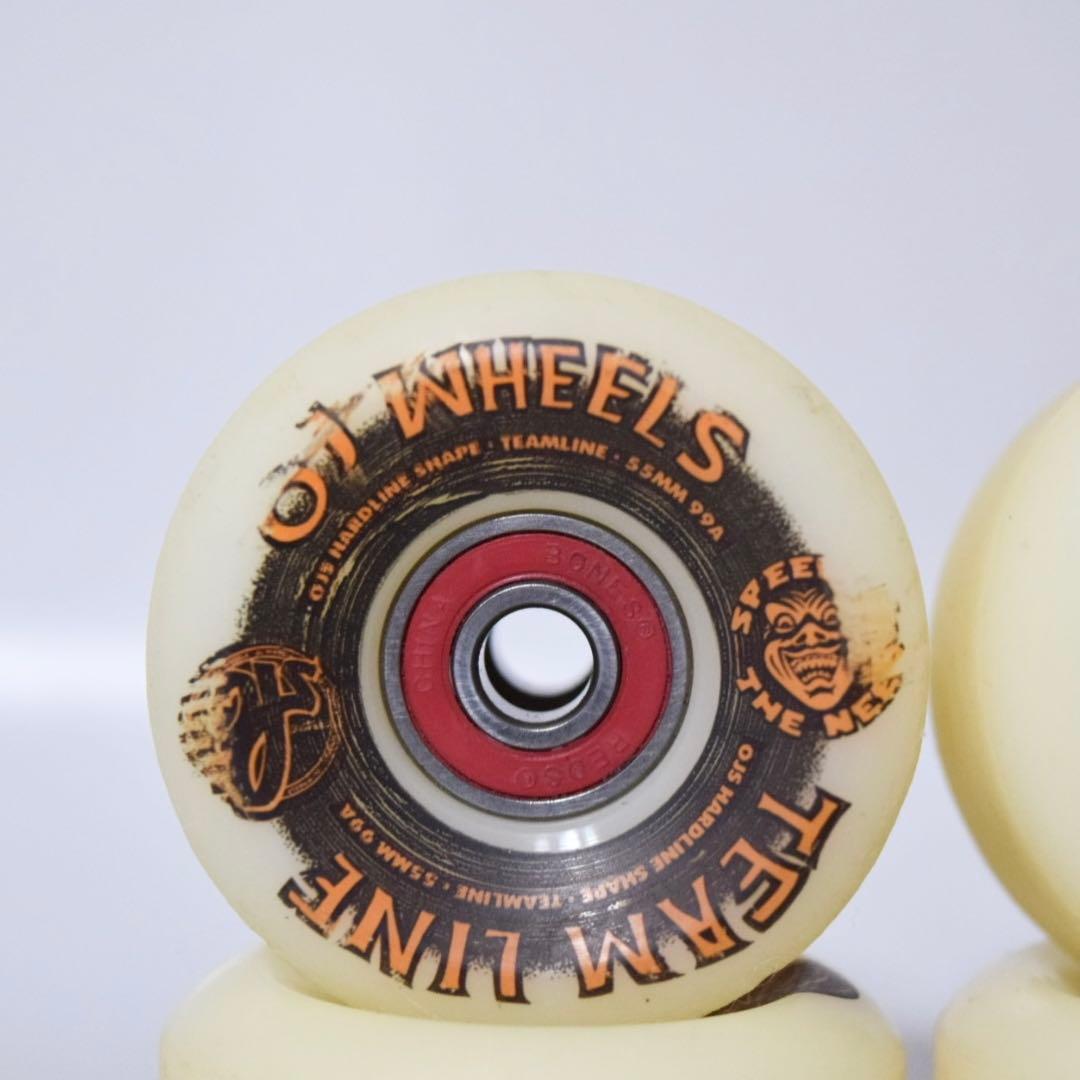 OJ WHEELS 55mm TEAM LINE 99a ベアリングセット