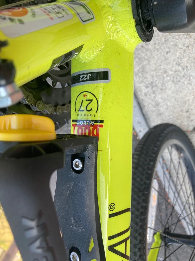 LOUIS GARNEAU 22インチ マウンテンバイク イエロー