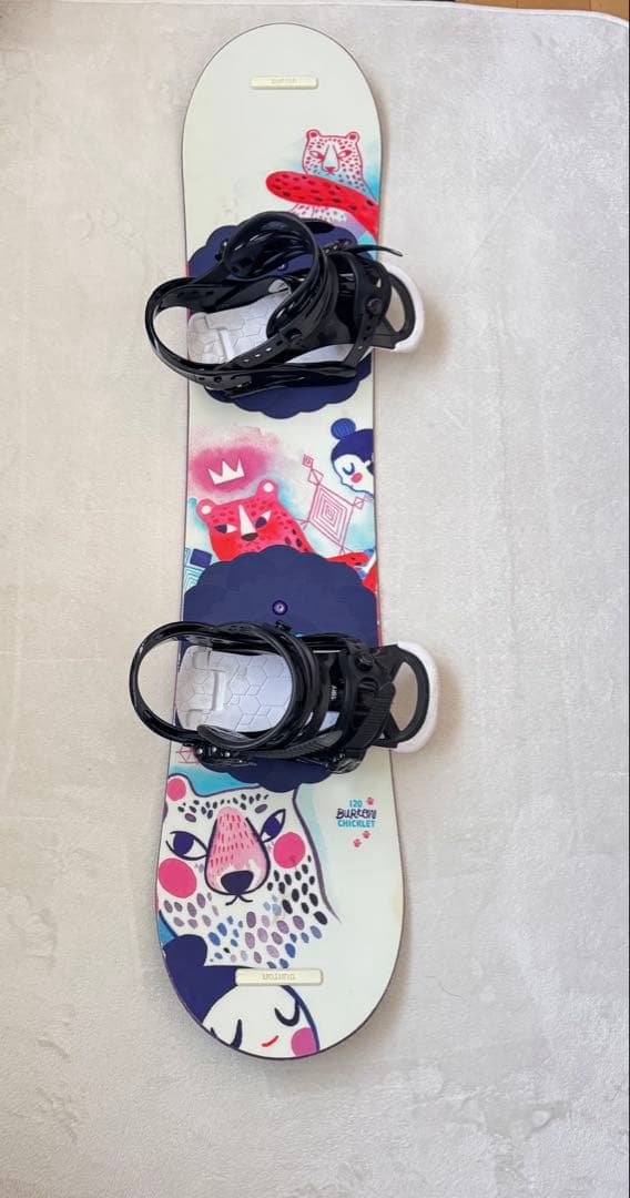 Burton Chicklet 120 スノーボード　ビンディングセット