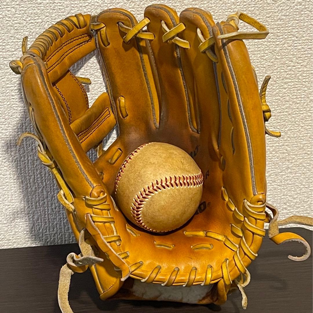 〝4/27(日)までの出品〟ミズノプロ【内野手】オーダーグラブ【ビックエム】