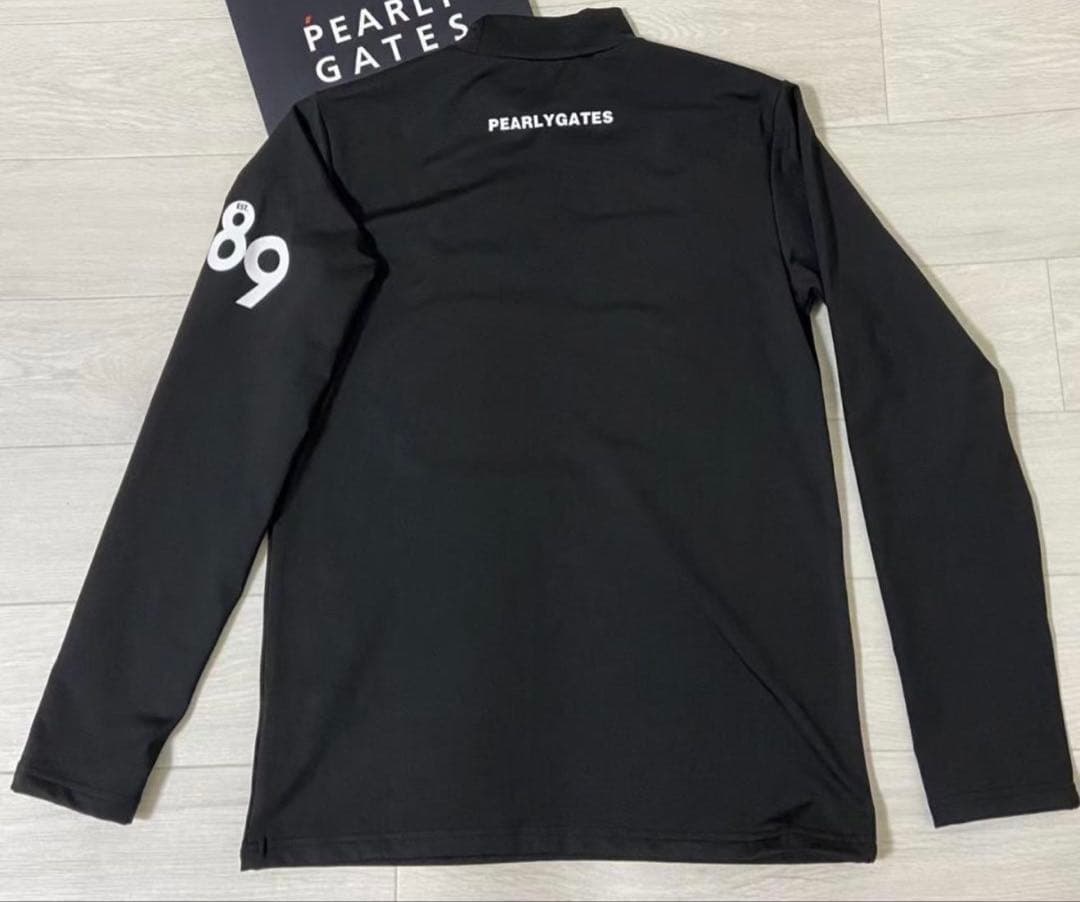 PEARLY GATES ブラック長袖シャツ XL