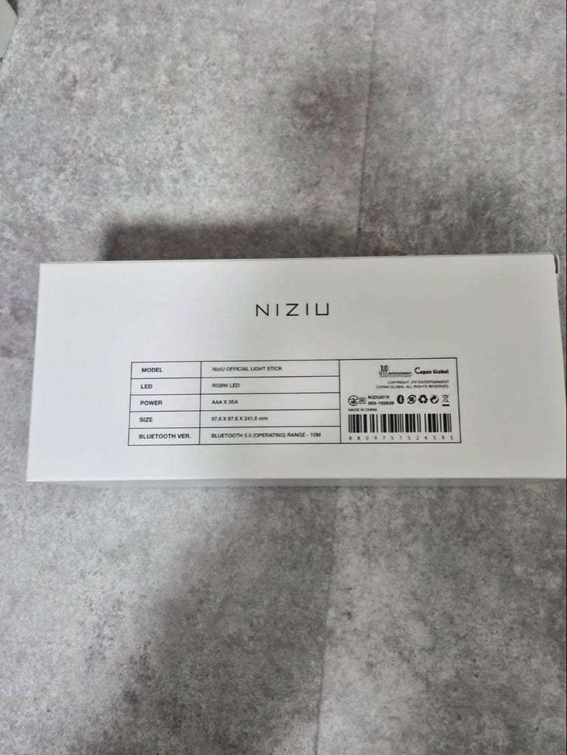 NiziU ペンライト 動作品 公式グッズ オフィシャルライトスティック