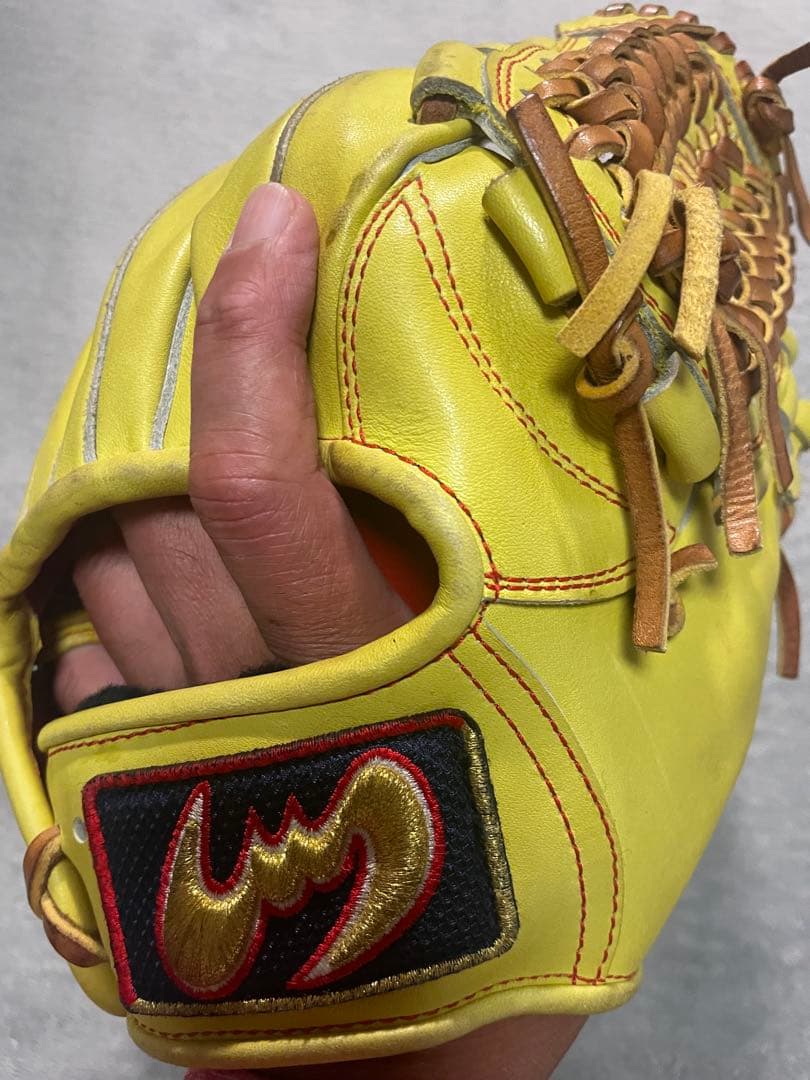 Zeems イエロー 軟式内野野球グローブ　早い者勝ち
