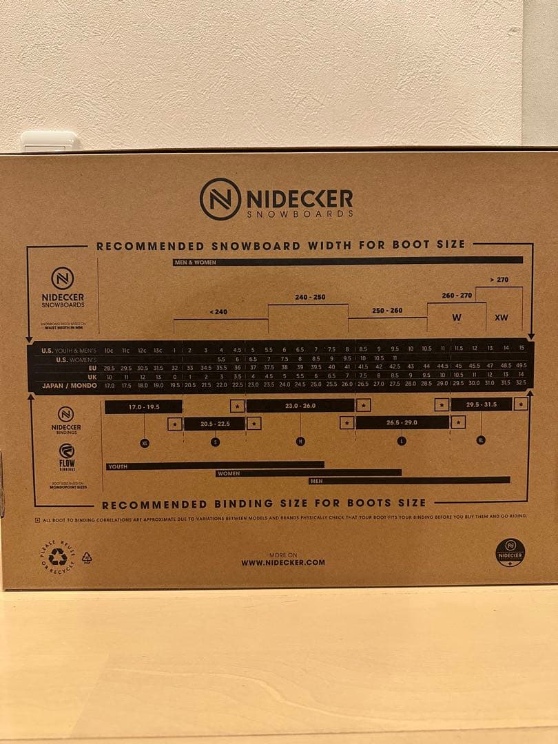 新品 NIDECKER CASCADE 23cm 定価47300円 送料込み