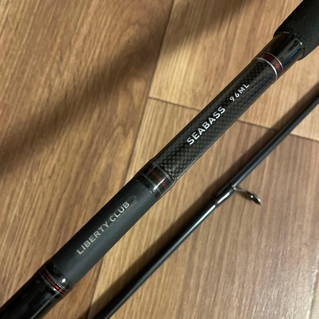 DAIWA LATEO 96ML/M Kガイド＆同社製シーバスロッド１本おまけ付