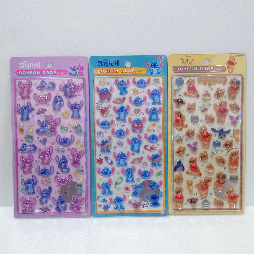 新品☆正規品・ボンボンドロップシール　たまごっち＆ディズニー　9枚セット