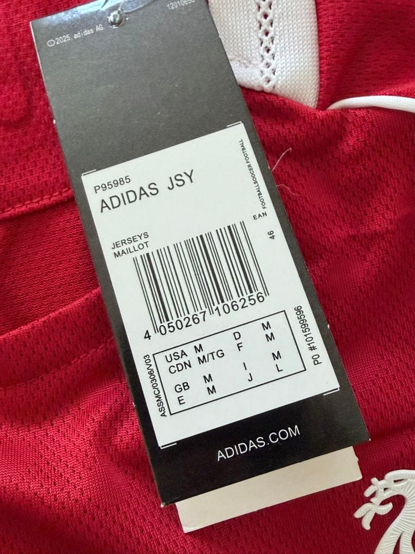リバプールFC WIRTZ 7 adidas ジャージ M