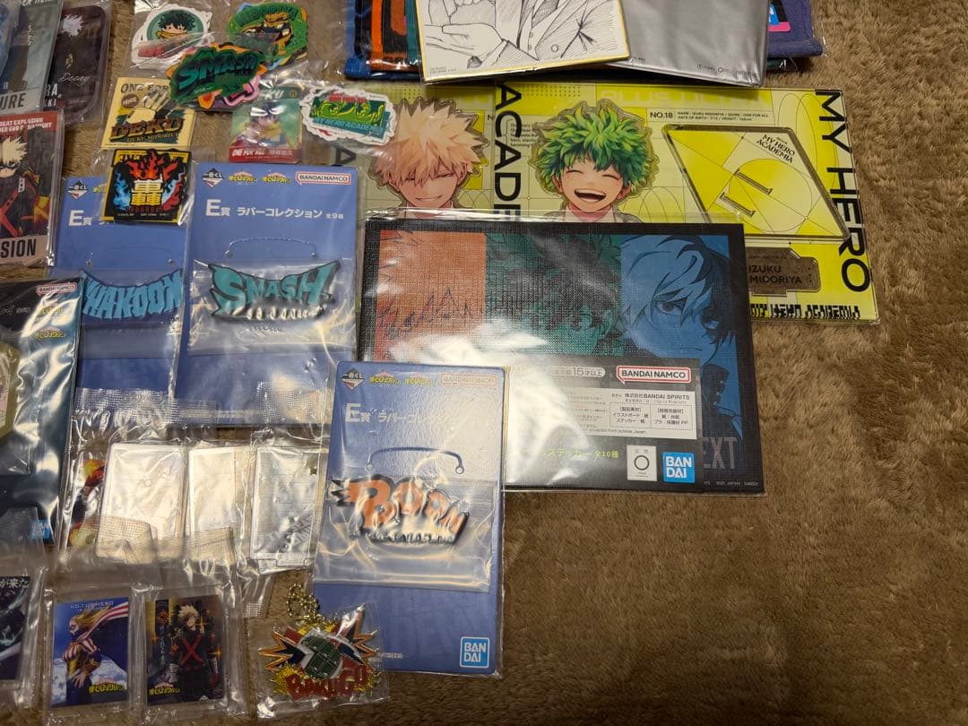 僕のヒーローアカデミア　フィギュア　グッズセット　アクリルブロック　おまけ付き