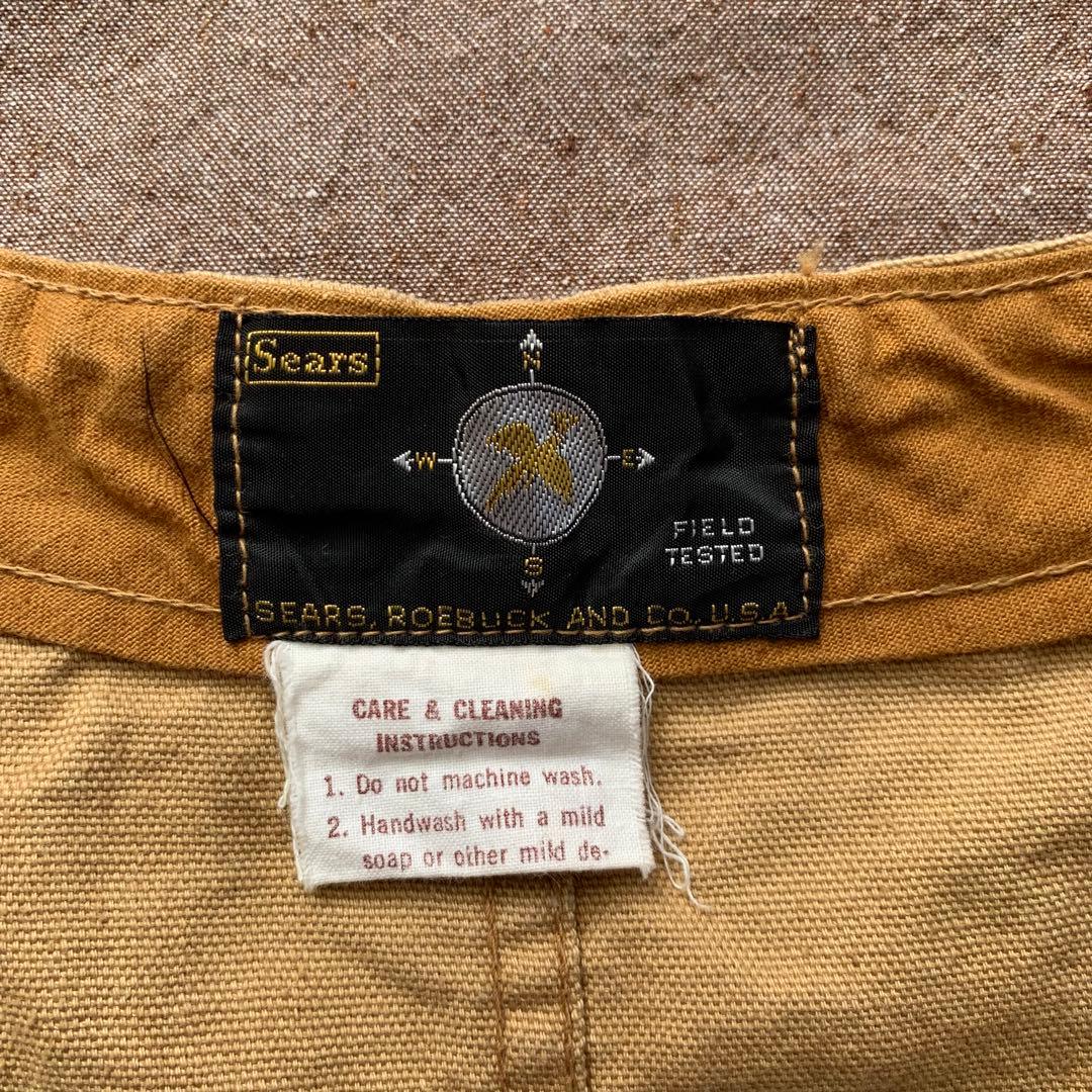50's 〜 シアーズ Sears ダック地　ハンティングベスト