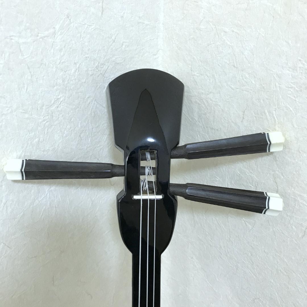 【美品】沖縄三線 伝統 蛇柄 人工革 初心者セット ソフトケース付 弦楽器