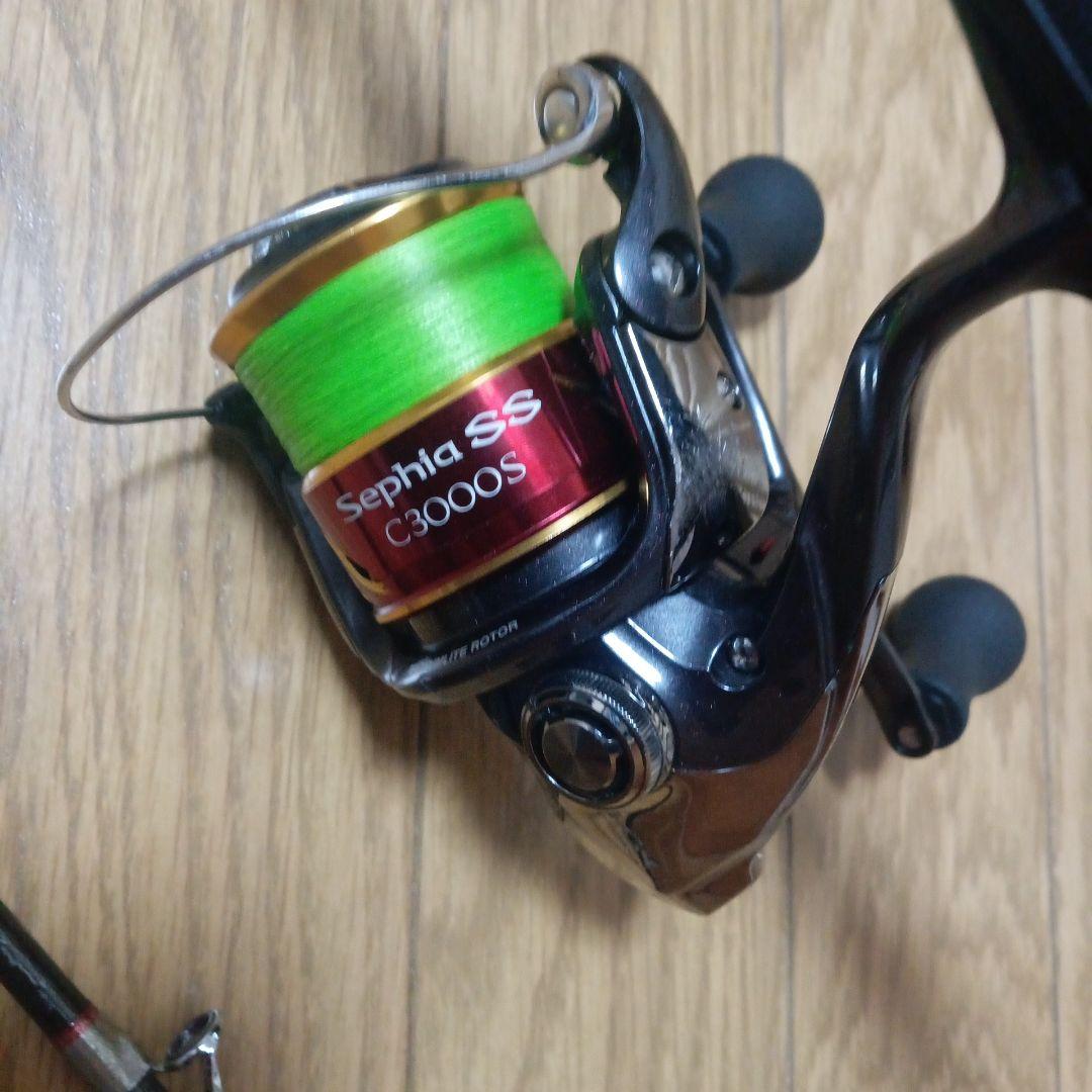 人気ブランド　シマノ　セフィア　エギングセット　ロッド　リール