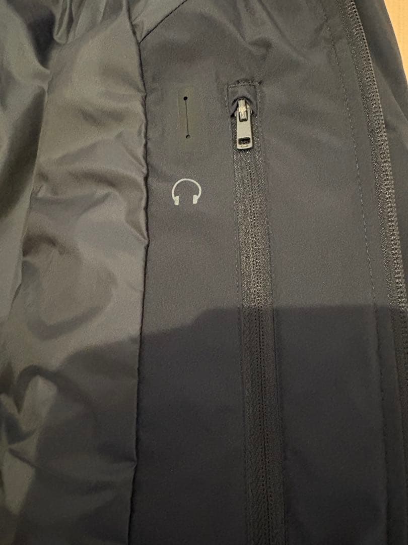 ユニクロ シームレスダウンコート 紺　XL 311-409332