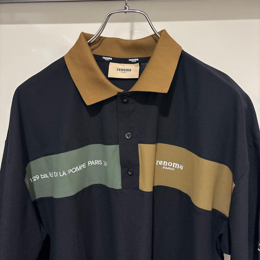 renomaGOLF カラーブロック ポロシャツ XL