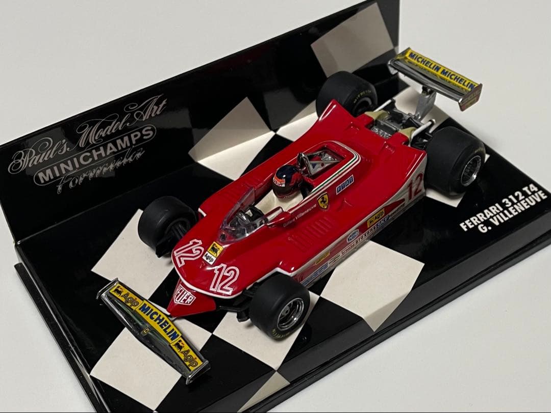 PMA 1/43 フェラーリ312T4 ジル・ヴィルヌーブ　ミニチャンプス F1