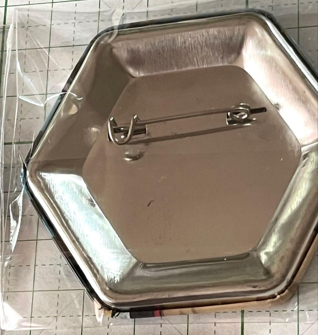 ⚠️ オオツカアツコ様 銀魂　一番カフェ　六角形缶バッジ　銀時