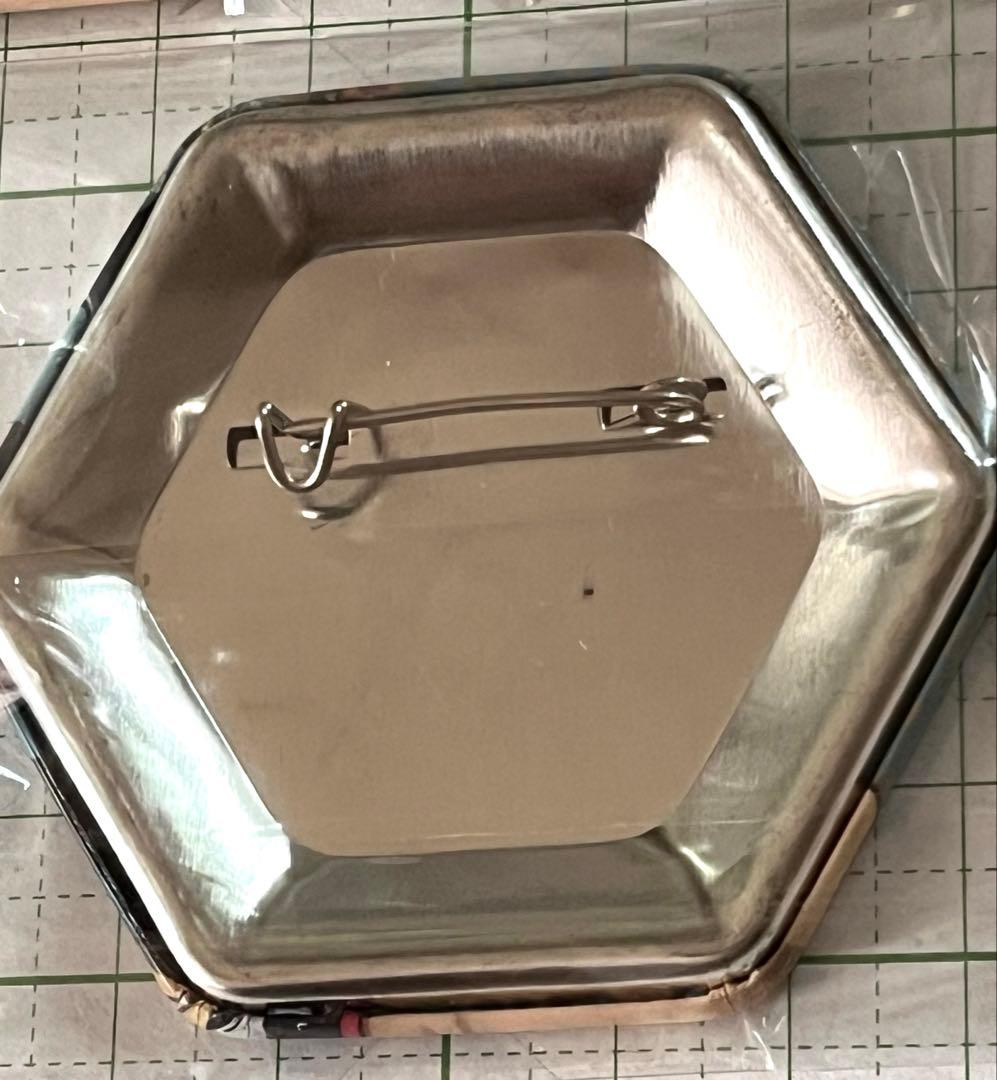 ⚠️ オオツカアツコ様 銀魂　一番カフェ　六角形缶バッジ　銀時