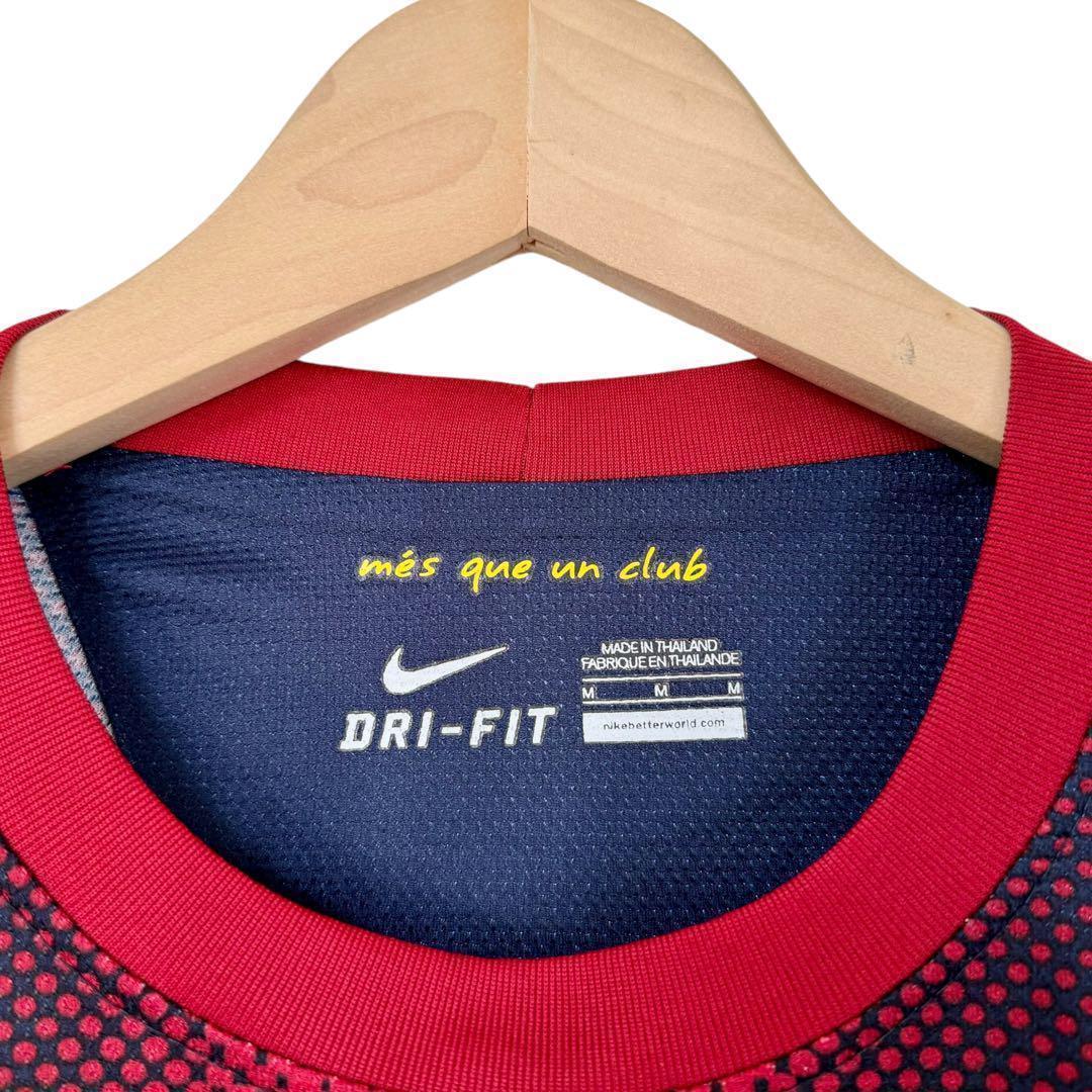 サイズM★NIKE★FCバルセロナ サッカーユニフォーム ビジャ T2739