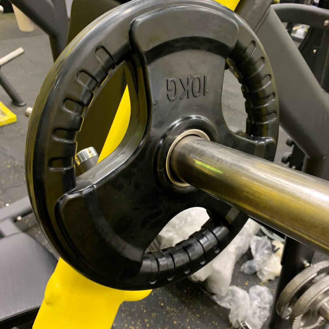 総重量50kg Φ50mm 3グリップラバープレート　計2枚SET