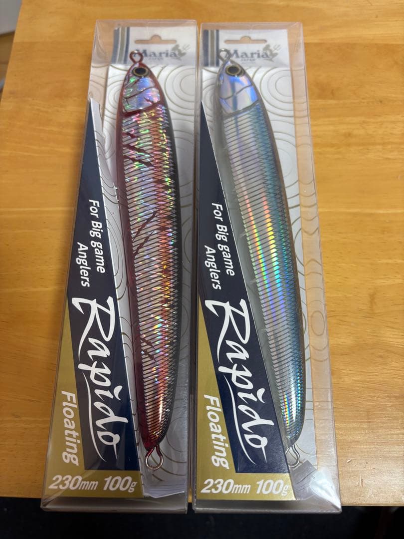 Maria Rapido フローティング ルアー 230mm セット