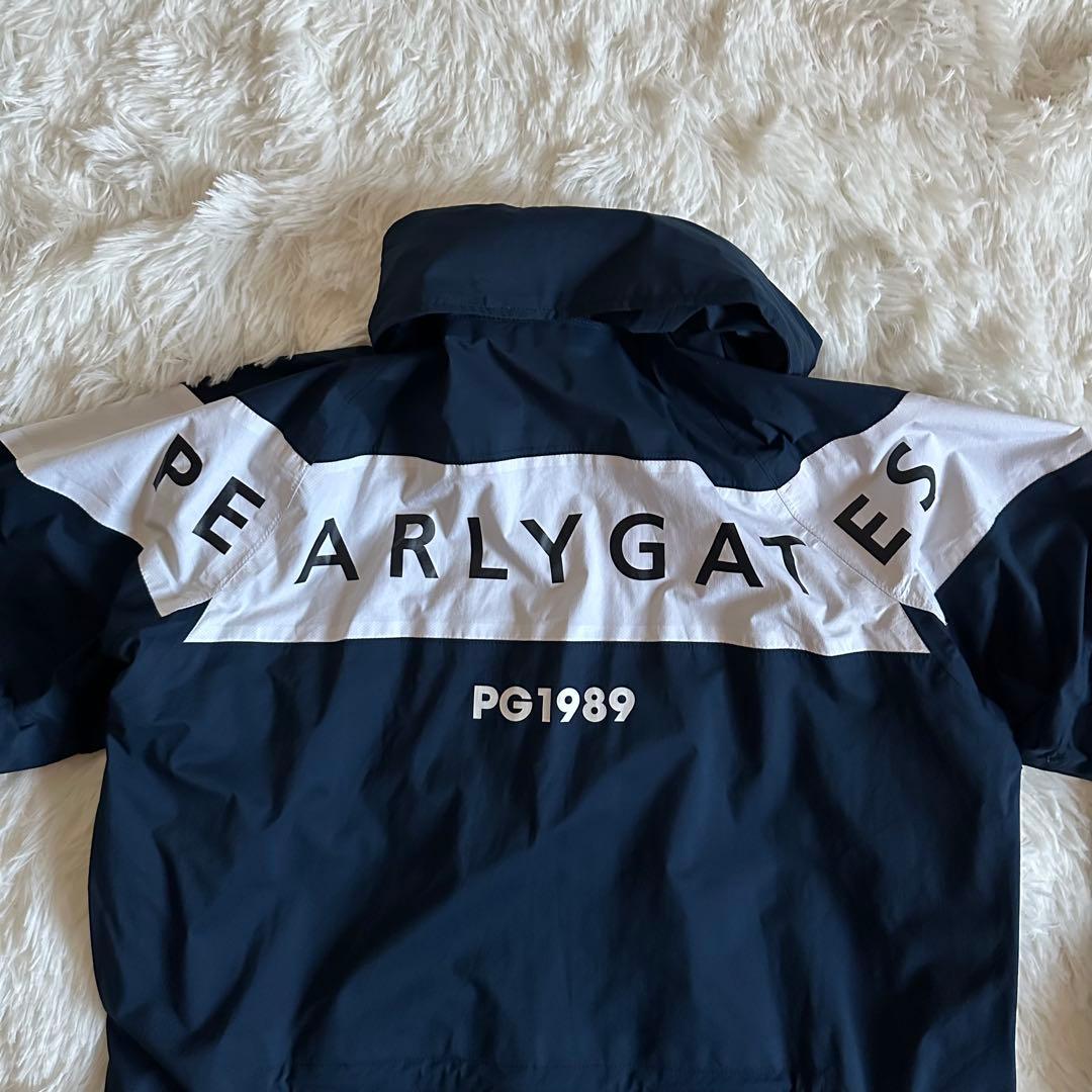 【美品】定価4.4万 PEARLY GATES レインウェア ネイビー
