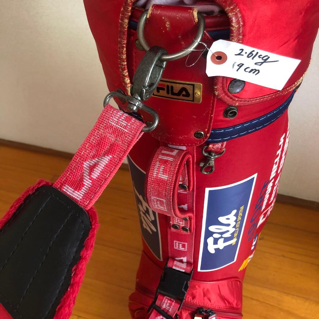 FILA フィラ キャディバック レッド フード付き 2.6kg