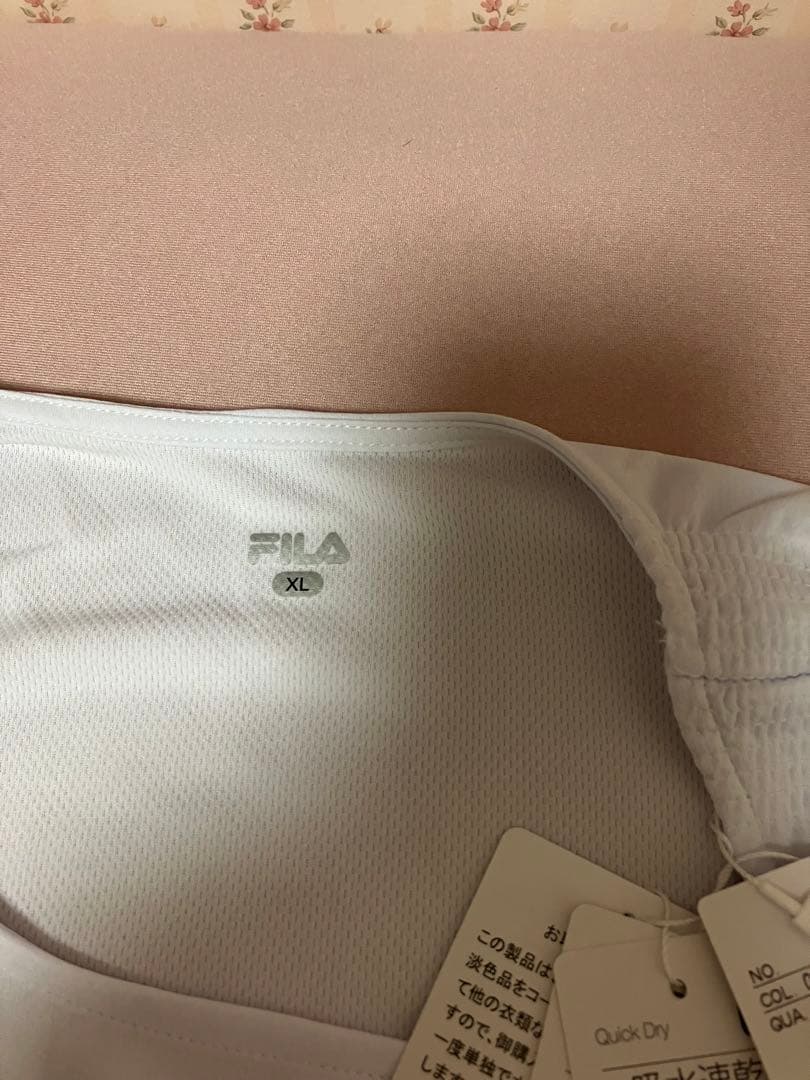 FILA テニスウェア ホワイト XL