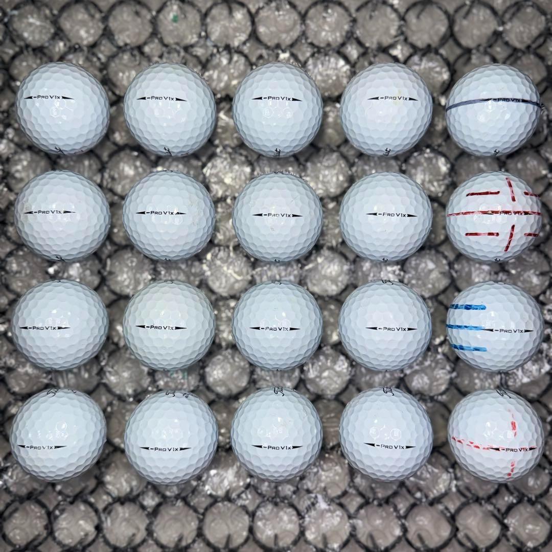 ゴルフボール pro v1x レフトダッシュ Aランク 20球 893 おまけ付