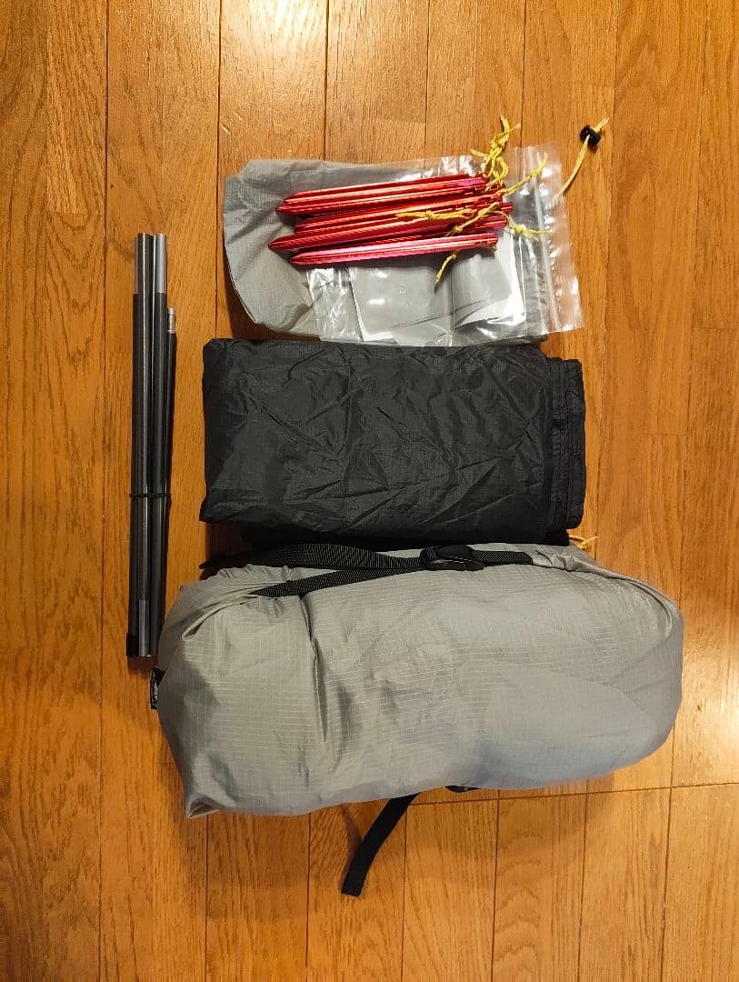 3f ul gear ランシャン1 スリーシーズンインナー逆 T型、ポール付き