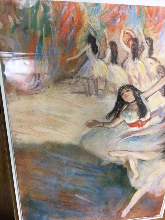 絵画  世界的名画ドガ のバレリーナ