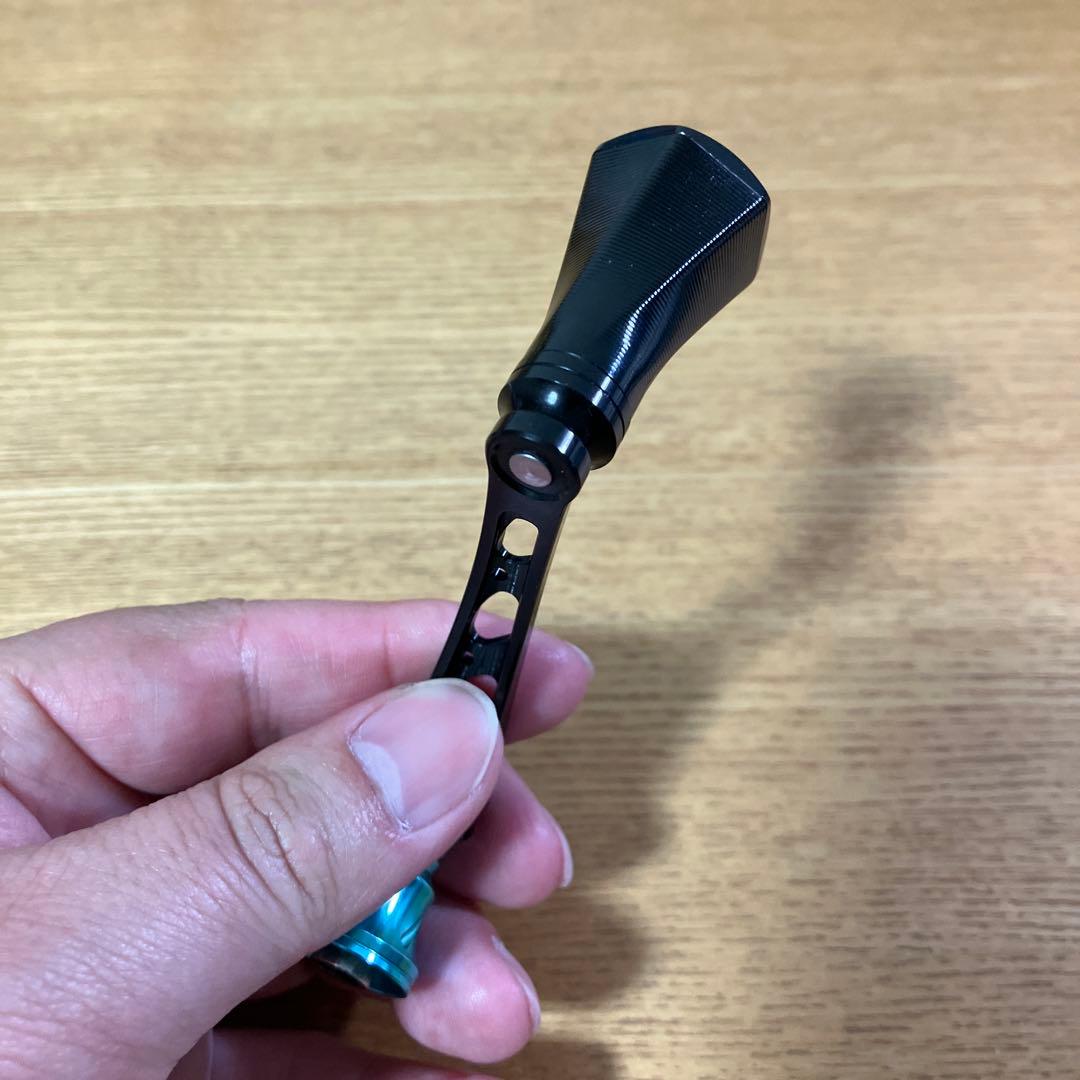 美品　ダイワ用　エメラルダスカラー　ハイテン　シングルハンドル　スタンド　セット