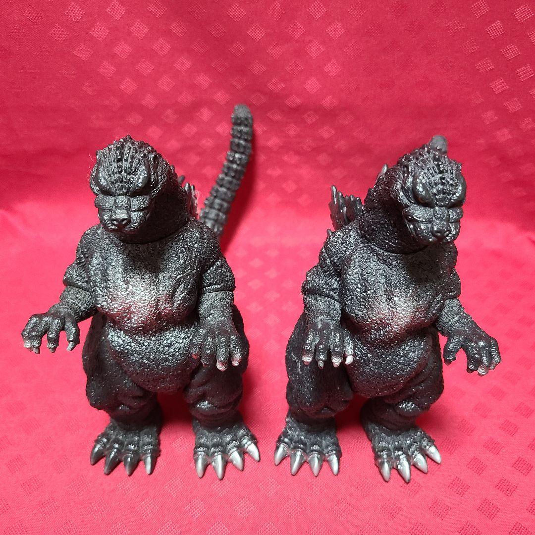 【ジャンク】 バンダイ ゴジラ 1991 ソフビ 2体 セット まとめ売り